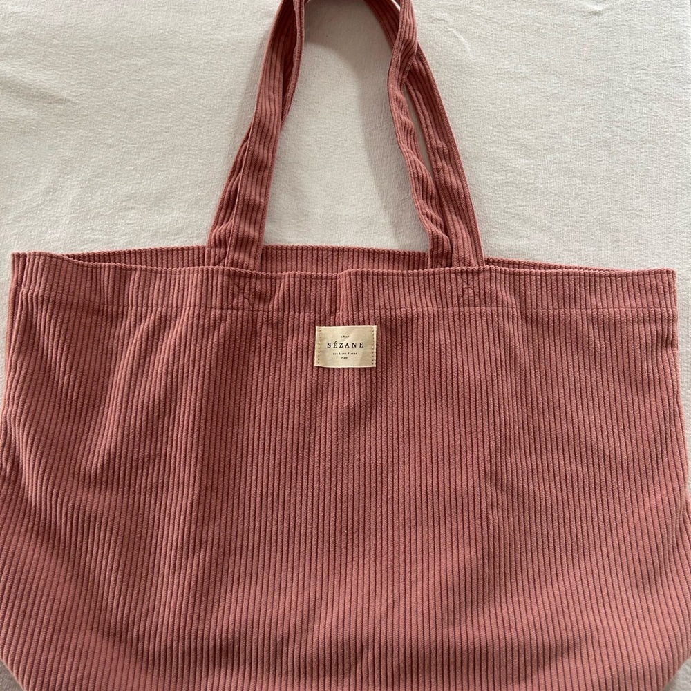 Sézane Corduroy Tote.